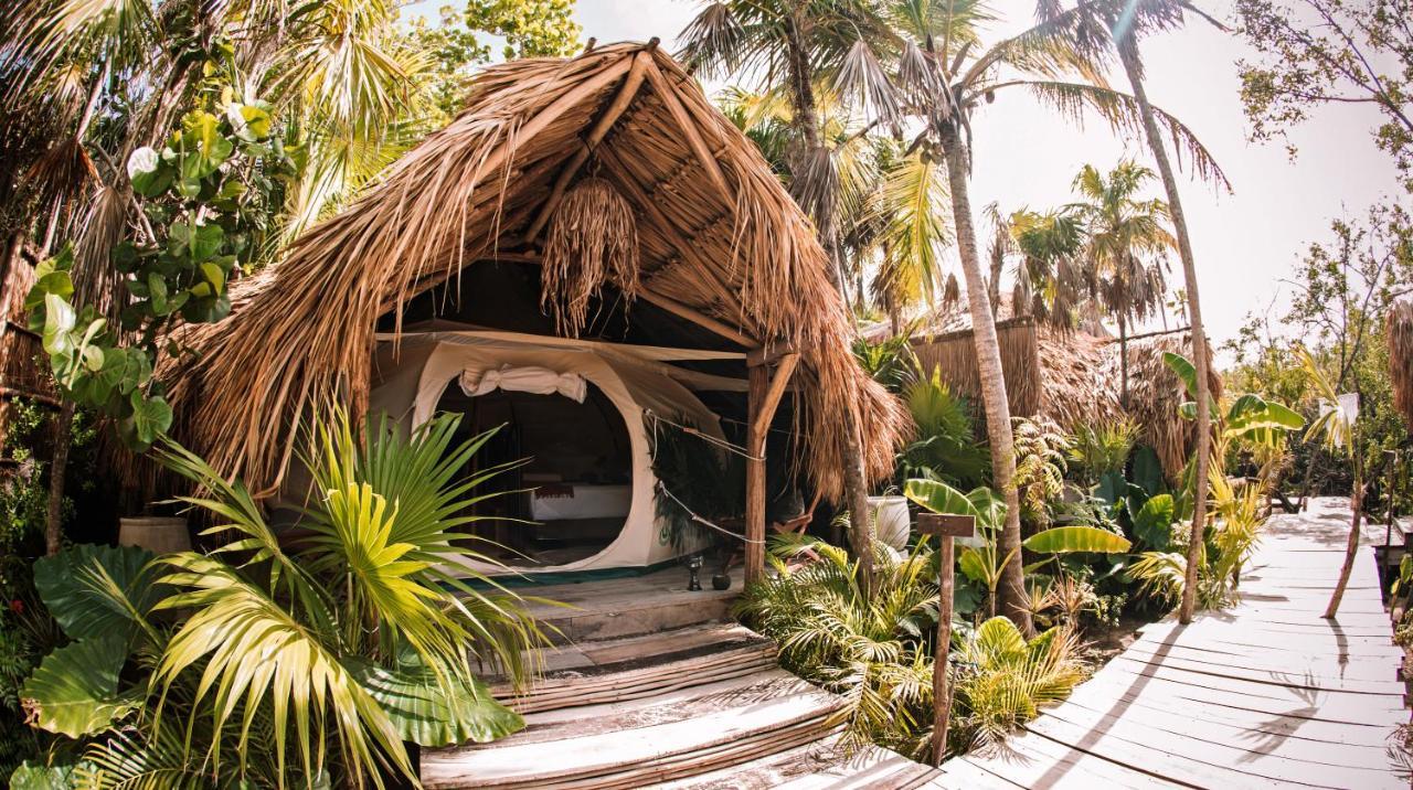 Uman Glamping&Cenote Tulum Hotel Exterior foto
