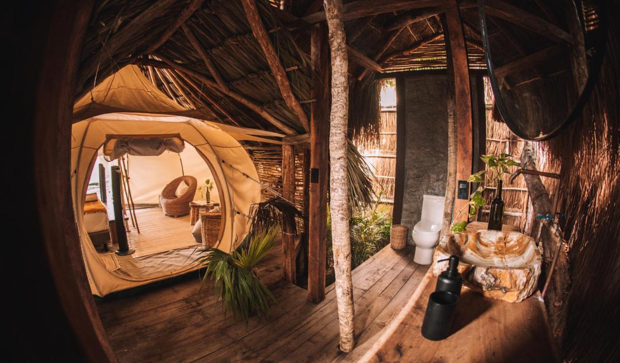 Uman Glamping&Cenote Tulum Hotel Exterior foto