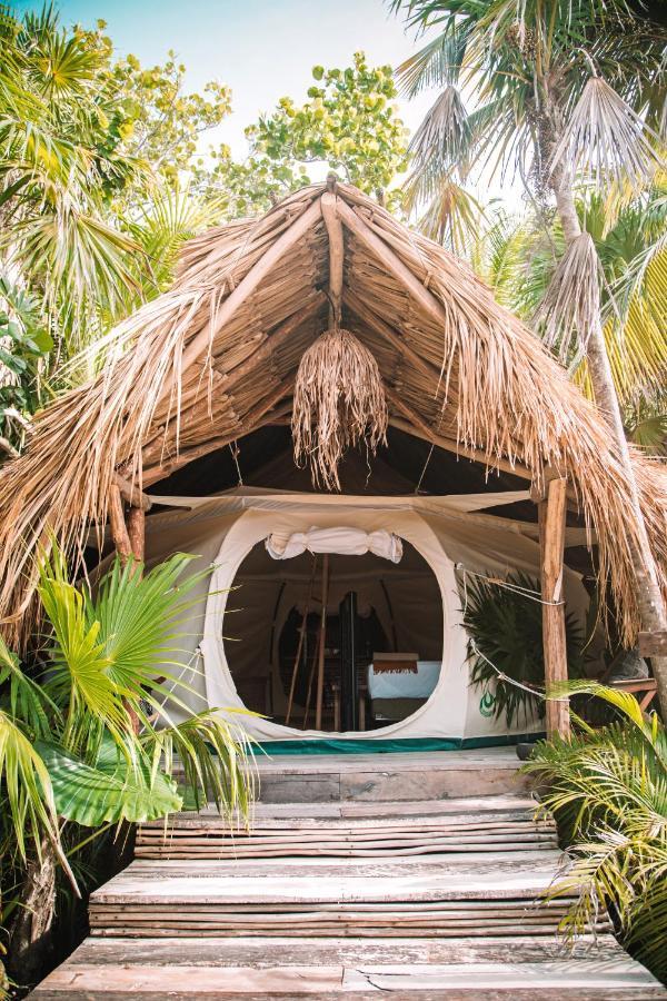 Uman Glamping&Cenote Tulum Hotel Exterior foto