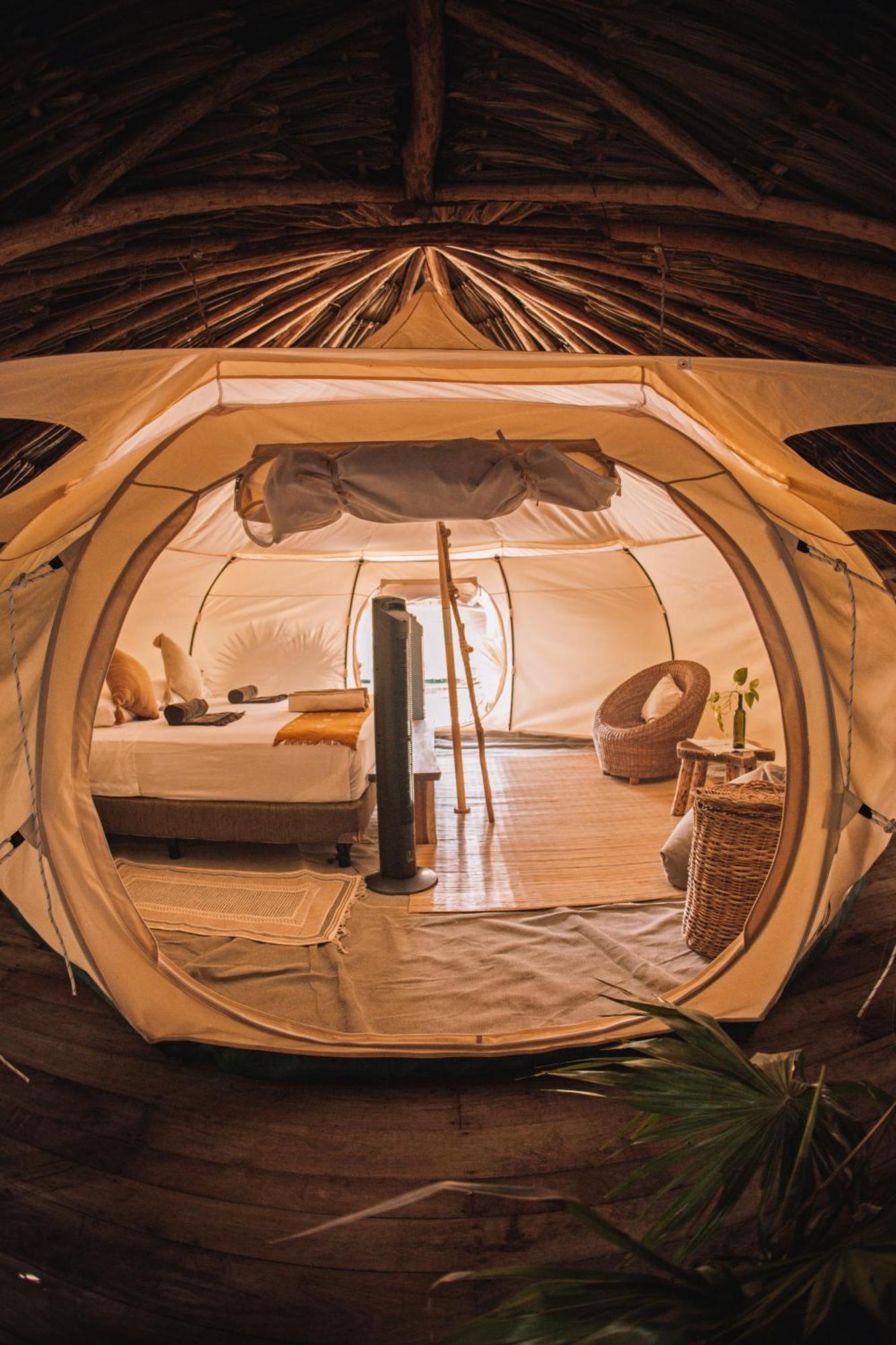 Uman Glamping&Cenote Tulum Hotel Exterior foto